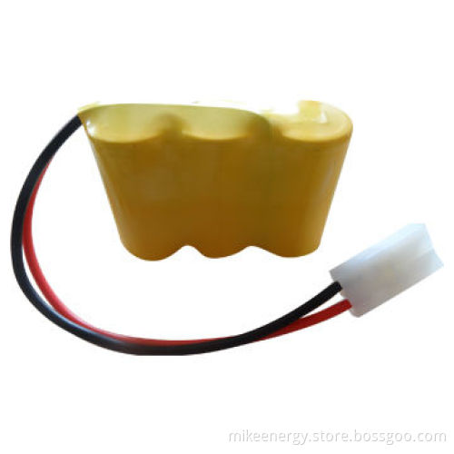 SC NiCD Battery Pack with 3.6V Nominal Voltage and 1,800mAh Capacity